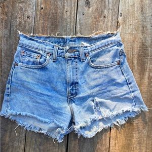 Levi Strauss - Vintage high waisted cut off shorts